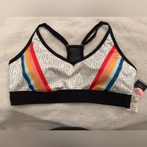 PINK 💋 Victoria’s Secret Stylish Sports Bra with Support & Removable Padding 💋